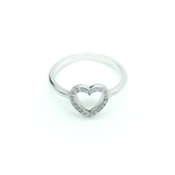 TIFFANY & CO. Platinum Diamond Ring - Picture 1 of 7